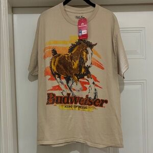 Junk Food/Urban Outfitters Budweiser Horse Graphic Tee